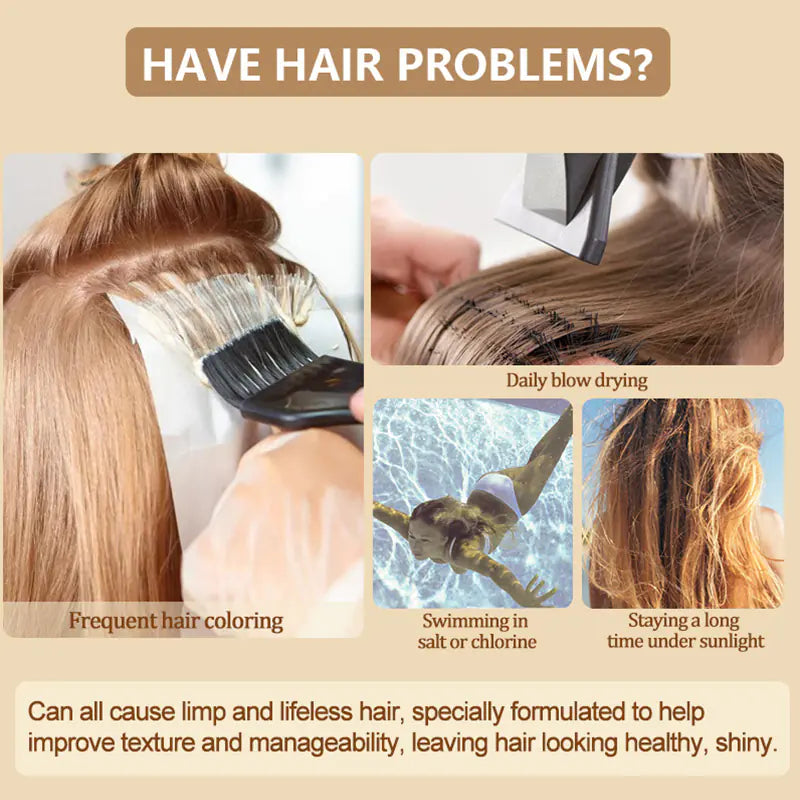 Anti-Shedding Smooth Hair Mask – Frizz Control &amp; Nourishment