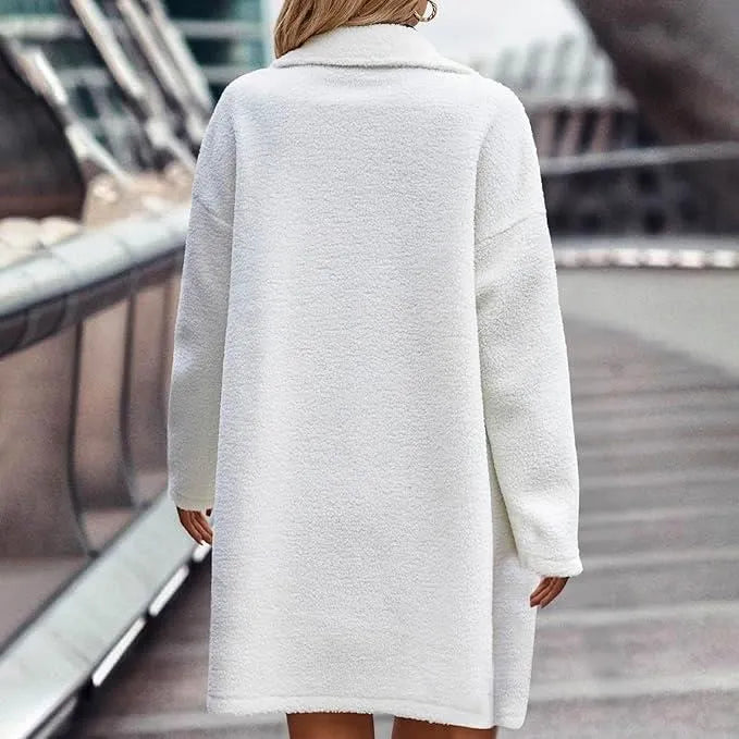 Velvet Elegance Winter Coat – Luxe Warm &amp; Chic Design