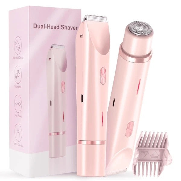 Hybrid Hair Trimmer &amp; Electric Razor - 2-in-1 Grooming