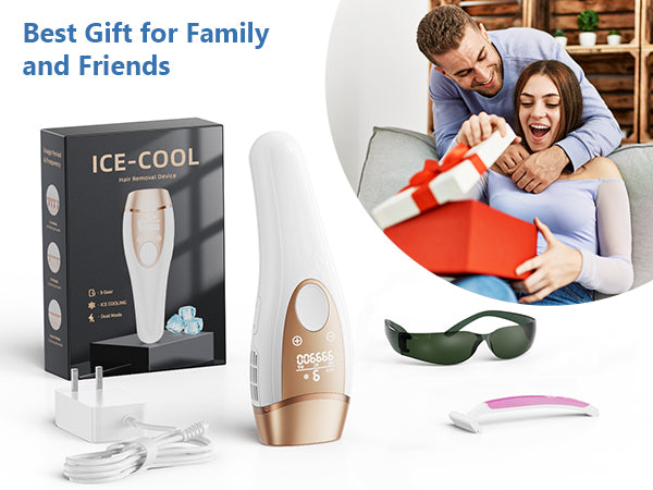 IPL Laser Hair Removal 3-in-1 - Home Device Cooling