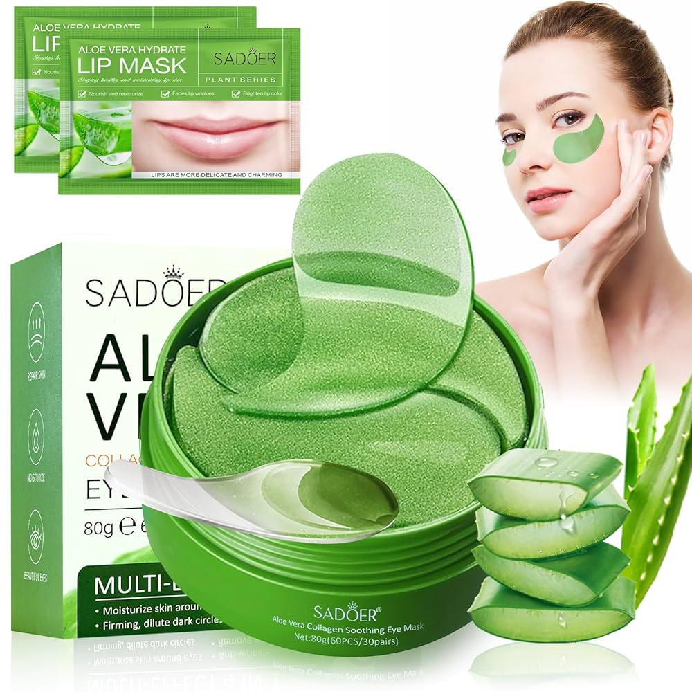 Aloe Collagen Eye Mask – Hydrate, Brighten &amp; Smooth