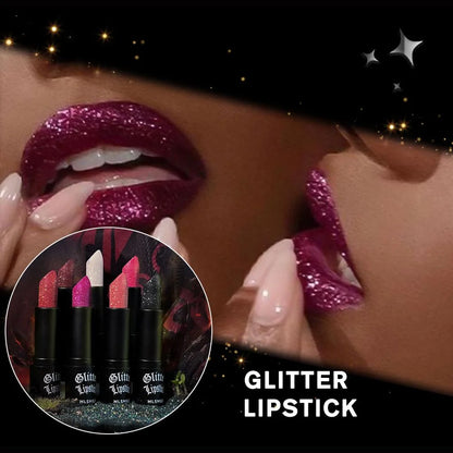Glitter Lipstick – Metallic &amp; Hydrating