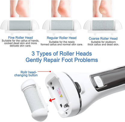 Rechargeable Electric Foot File Kit - Pedicure Set