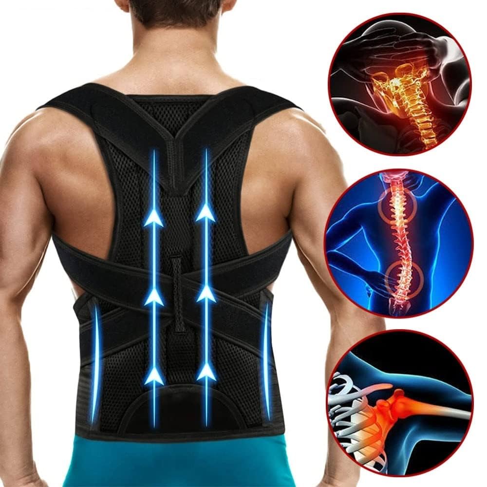 Adjustable Unisex Back Support Brace