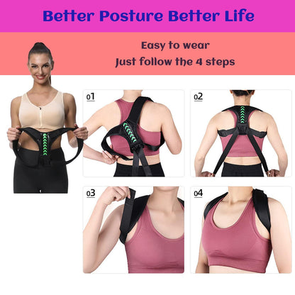 Posture Correction Belt for Back and Sitting Support