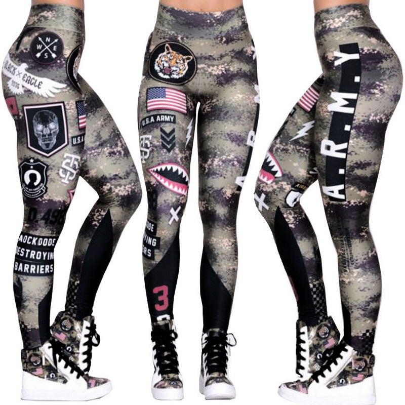 Military Chic Sculpting Leggings