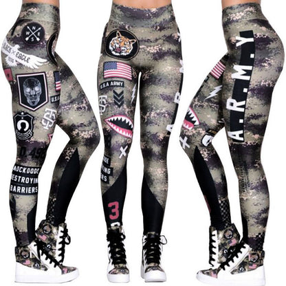 Military Chic Sculpting Leggings