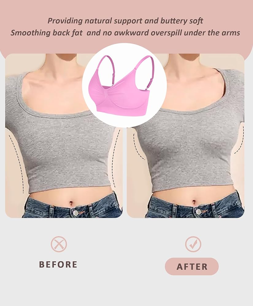 Seamless Plus Comfort Push-Up Bra - Support &amp; Lift