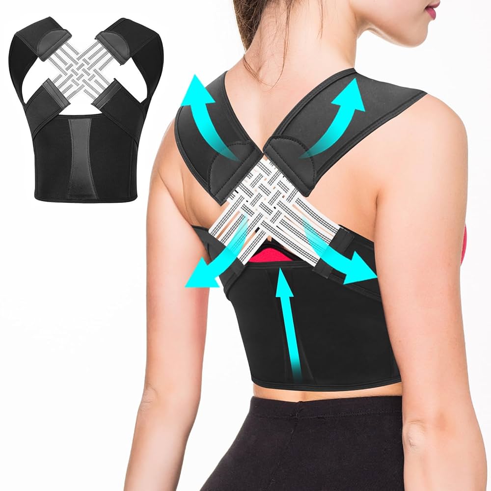 Unisex Posture Corrector Brace with Chest Lift &amp; Back Support