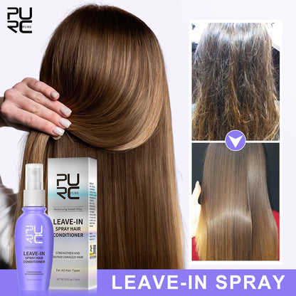 Coconut Oil Leave-In Conditioner Spray – Smooth, Hydrated