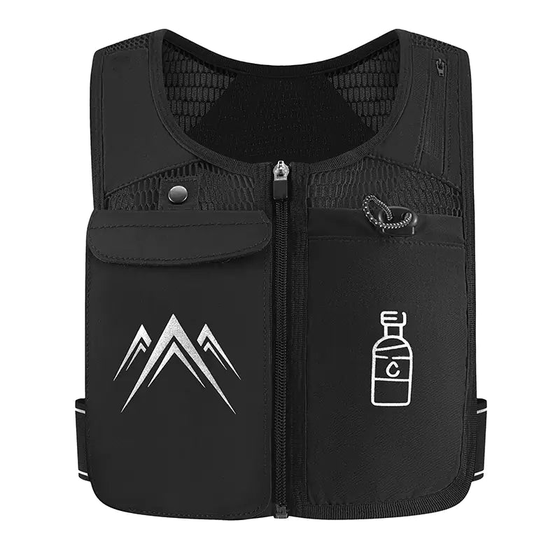 Reflective Sports Vest with Touchscreen Phone Pocket