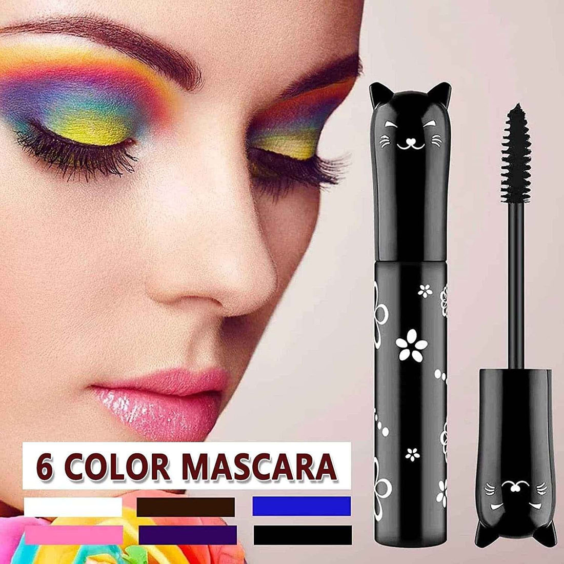 Waterproof Color Mascara Set – Long-Lasting, Bold &amp; Quick-Dry