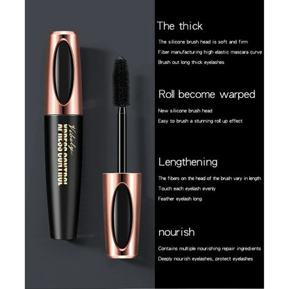 4D Silk Fiber Mascara Waterproof Lengthening &amp; Volume