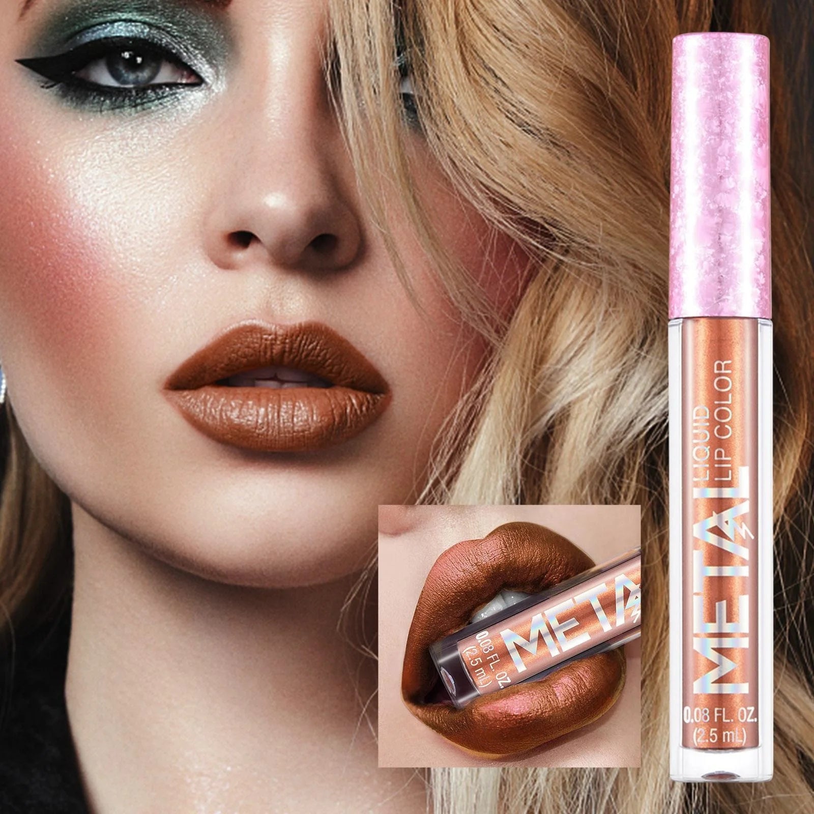 12-Piece Metallic Glitter Lipstick Kit