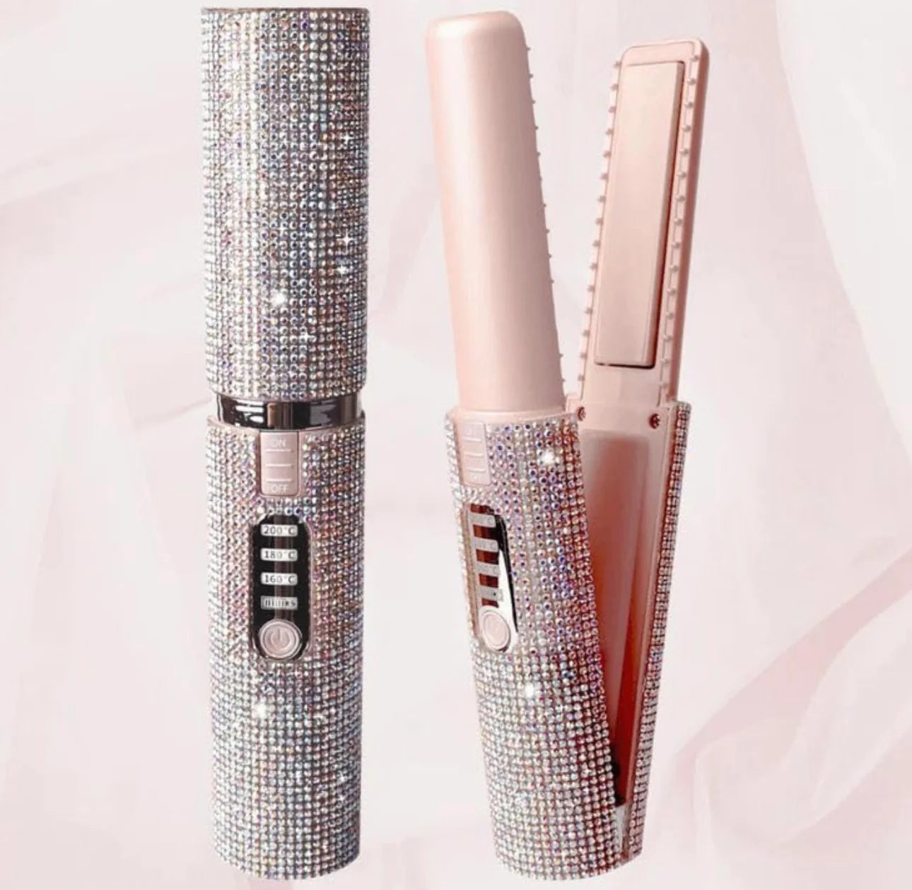 Wireless Automatic Hair Curler – Crystal Diamond Design