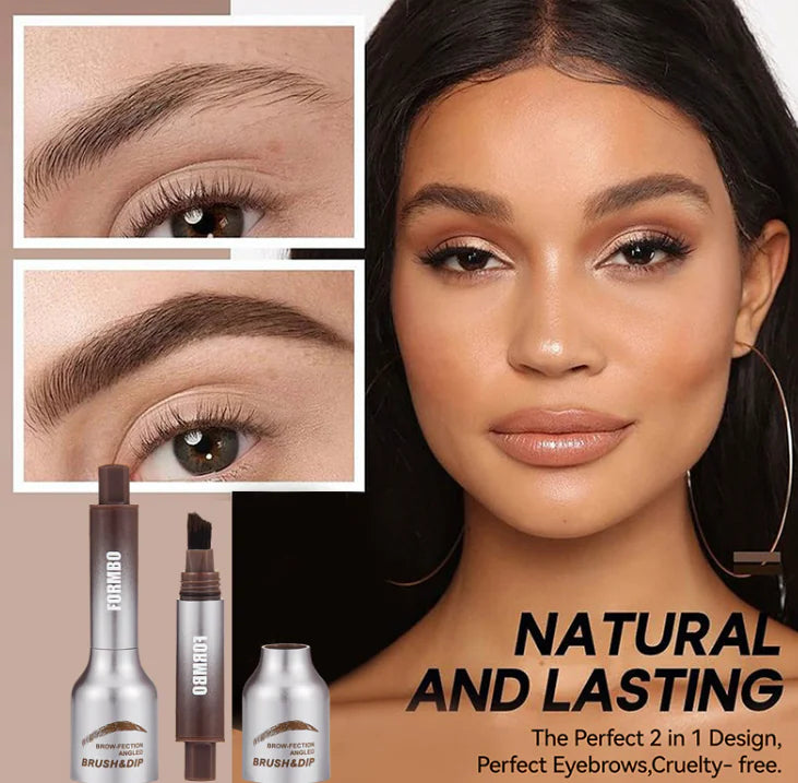 Long-Lasting Eyebrow Gel with Built-In Brus