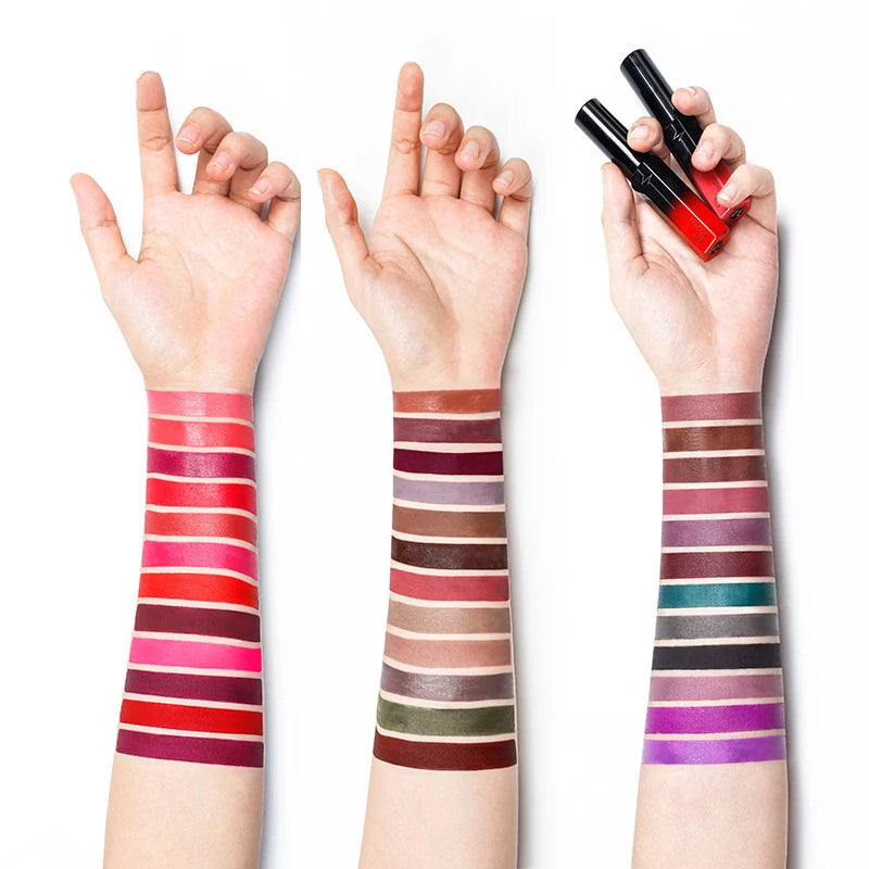 36-Color Matte Lipstick – Moisturizing &amp; Long-Wear