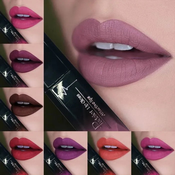 36-Color Matte Lipstick – Moisturizing &amp; Long-Wear