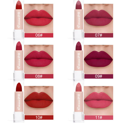 15-Color Matte Waterproof Lipstick Set