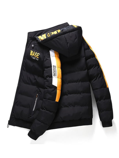 Men’s Warm Waterproof Winter Coat with Hood