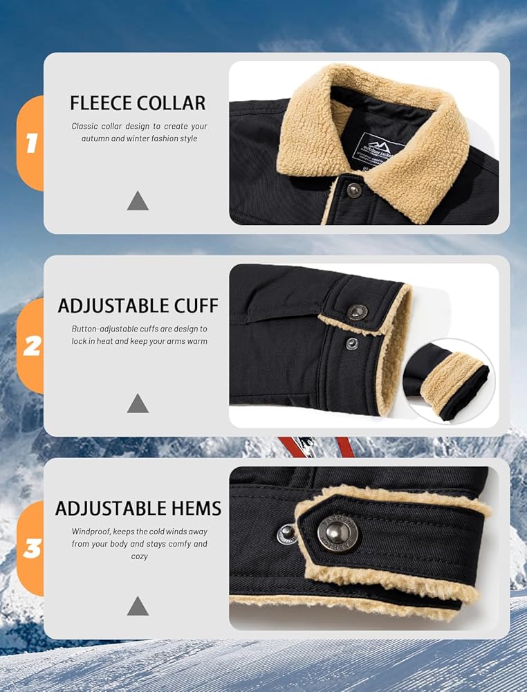 Lightweight Fleece Winter Jacket for Cozy Warmth