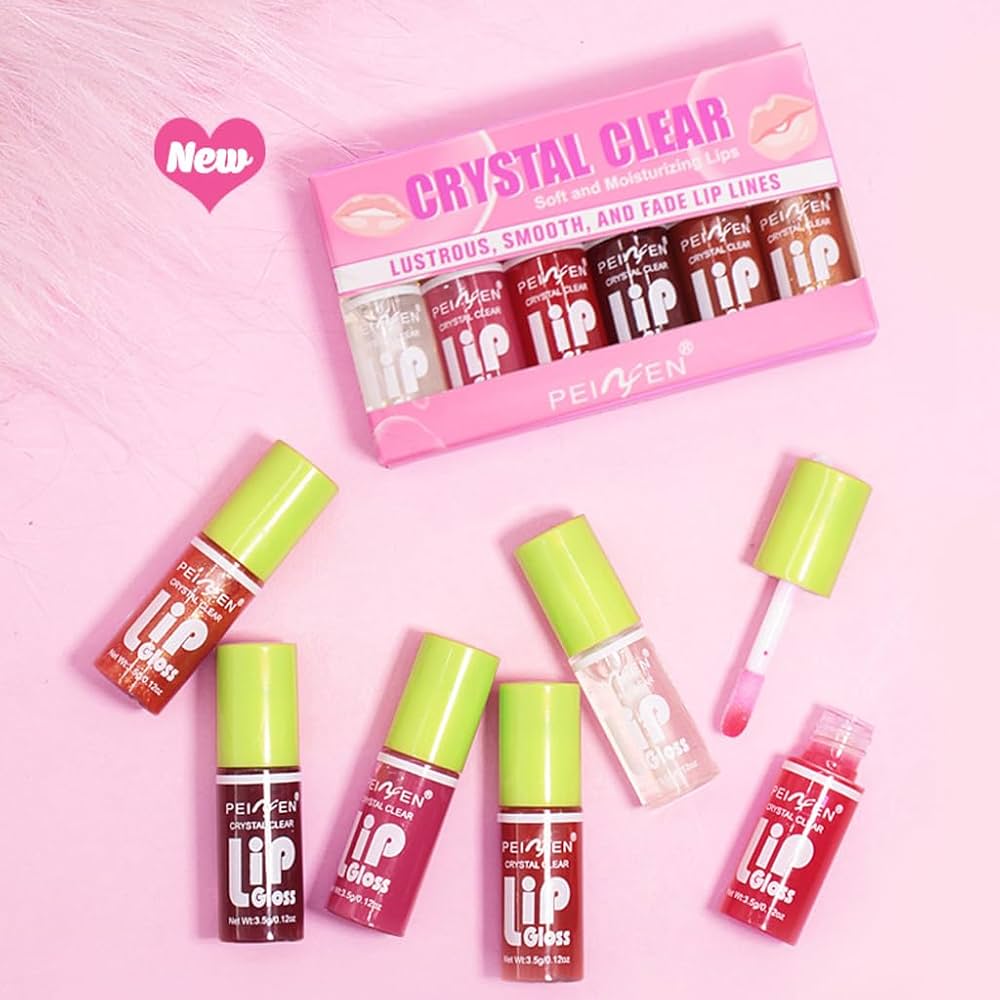 6 Colors Lip Oil - Nourishing Glossy Lip Treatment