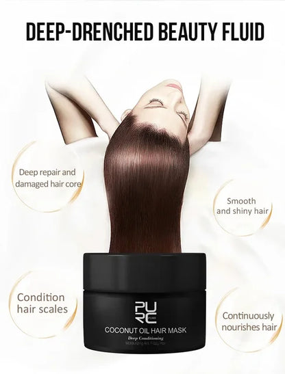Anti-Shedding Smooth Hair Mask – Frizz Control &amp; Nourishment