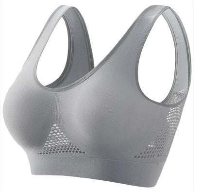 Seamless Wireless Sports Bra – Breathable Comfort