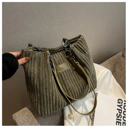 Retro Chic Carryall - Vintage Style Large Bag