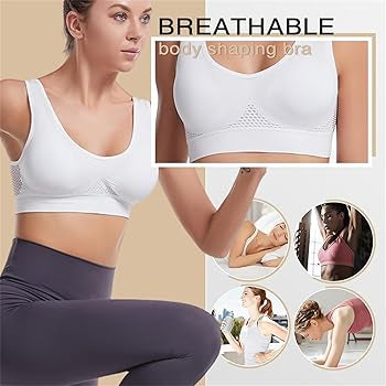 Seamless Wireless Sports Bra – Breathable Comfort
