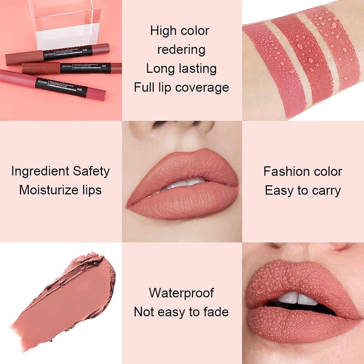 Perfect Velvet Lips - Smooth Matte Lipstick
