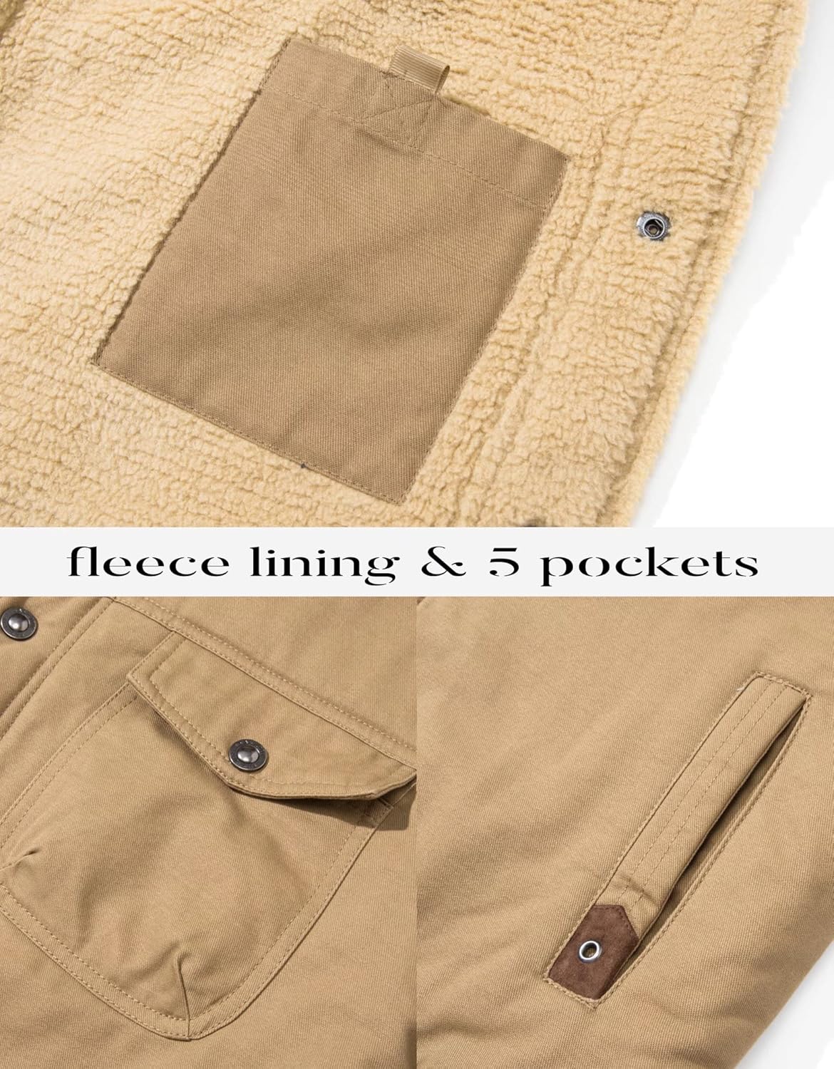 Lightweight Fleece Winter Jacket for Cozy Warmth