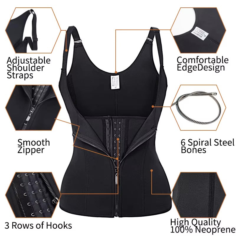 Dual Shaping Waist Trainer Corset - Slimming Support