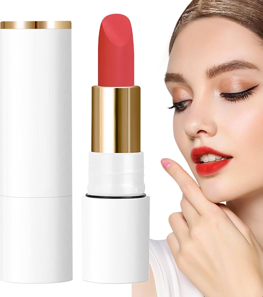 Matte Lipstick Half Cylinder - Long-Lasting Color
