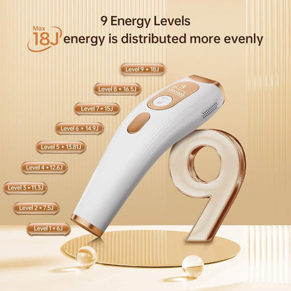 IPL Laser Hair Removal 3-in-1 - Home Device Cooling