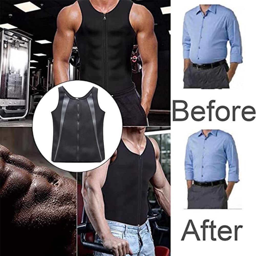 Men’s Neoprene Waist Trainer Vest – Boost Fat Burning