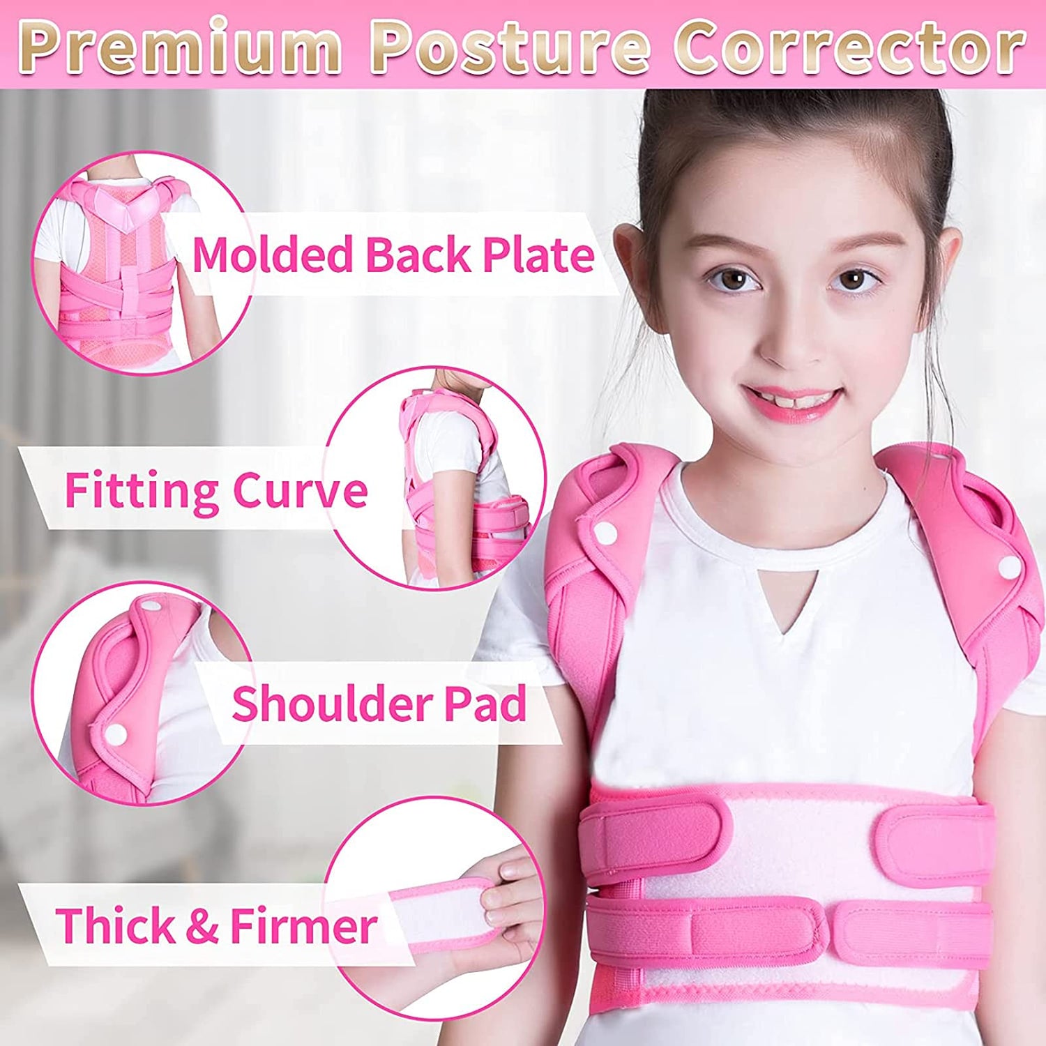 Children’s Posture Corrector Strap Adjustable Back Support