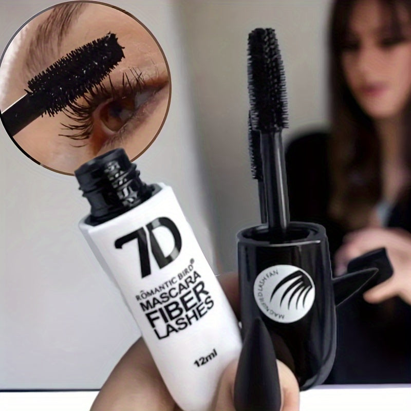 Black 7D Waterproof Mascara – Long-Lasting &amp; Smudge-Proof