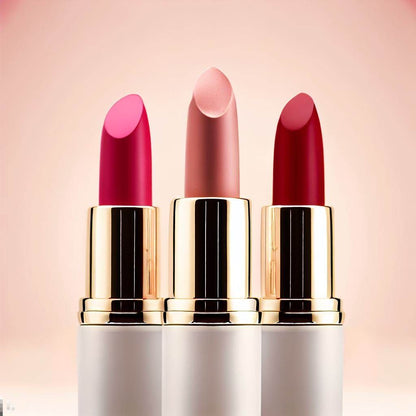 Matte Lipstick Half Cylinder - Long-Lasting Color