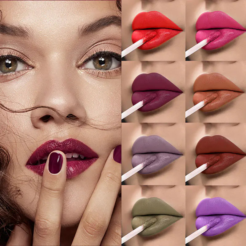 36-Color Matte Lipstick – Moisturizing &amp; Long-Wear