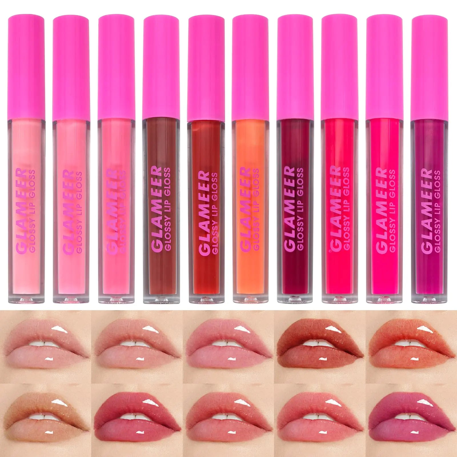 10-Color Liquid Matte Lipstick Set