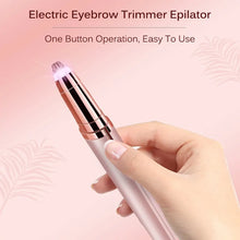 Load image into Gallery viewer, Painless Facial Hair Remover Electric Eyebrow Trimmer