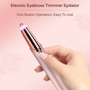 Painless Facial Hair Remover Electric Eyebrow Trimmer