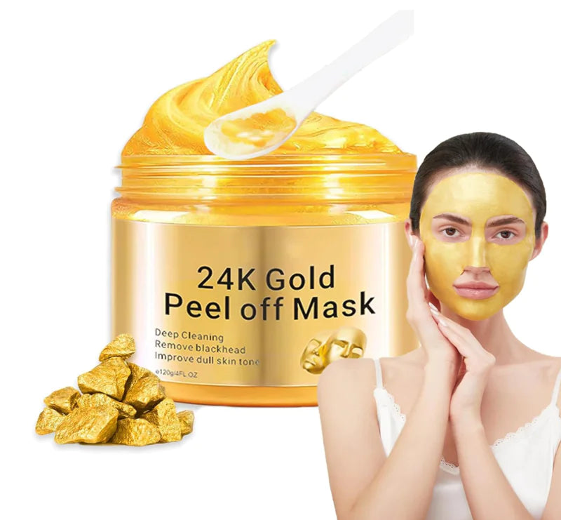 24K Gold Blackhead Mask - Deep Pore Cleansing