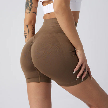 Women Yoga Shorts - High-Waisted Workout Activewear