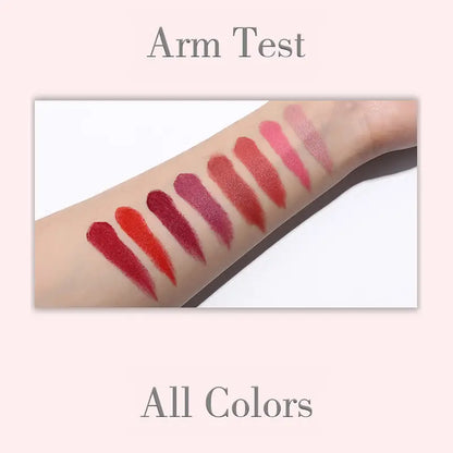 Velvet Matte 8-Shade Lipsticks - Long-Lasting Set