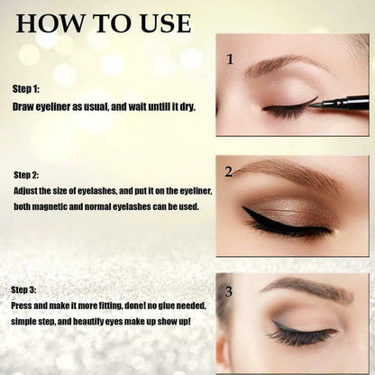 Self-Adhesive Liquid Eyeliner Pencil