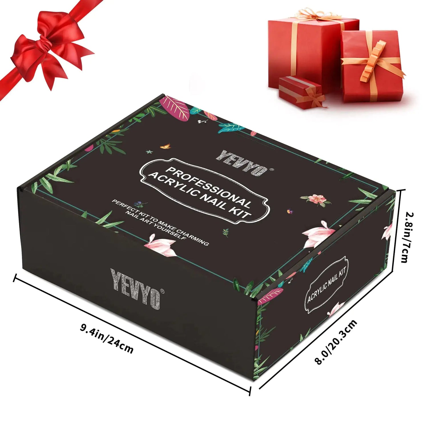 Complete Acrylic Nail Kit with UV Light