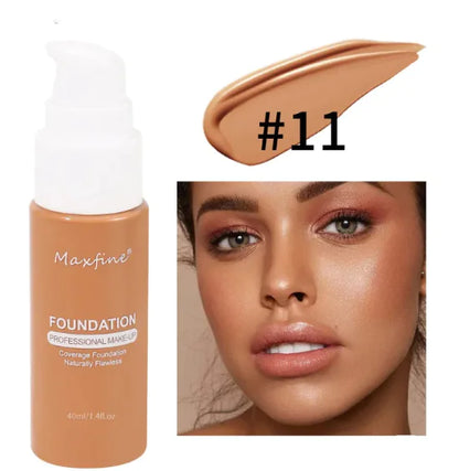 2 in 1 Foundation &amp; Concealer Full Coverage 12 Shades