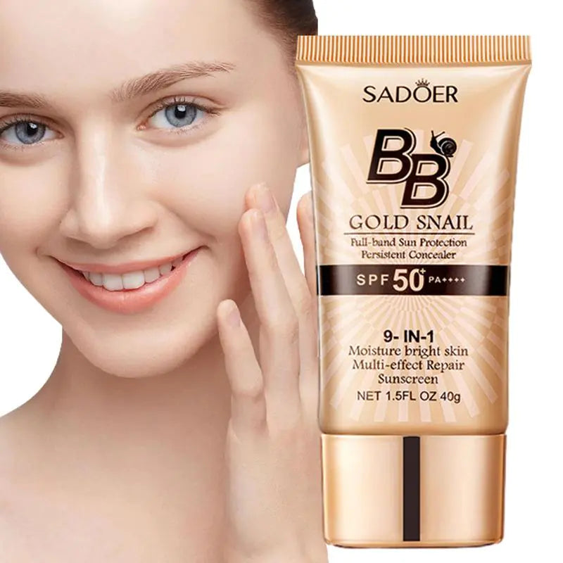 Gold Snail BB Cream SPF50+ – Moisturizing &amp; Long-Wear